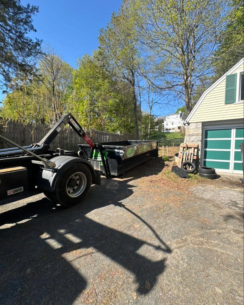 Load & Go Dumpster team and truck